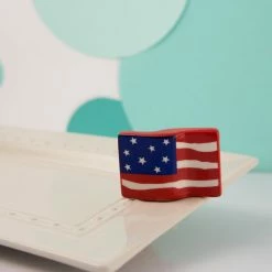 Nora Fleming Tabletop Nora Fleming Mini USA Flag A18