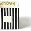 Coton Colors Black Stripe Medium Mini Nesting Cube