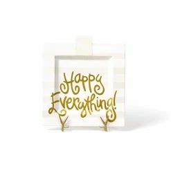 Coton Colors White Stripe Big Happy Everything Square Platter