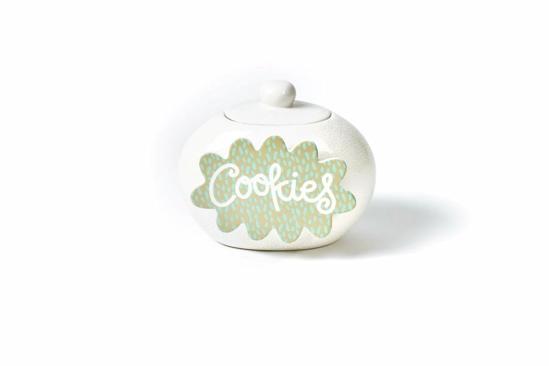 Coton Colors White Small Dot Mini Cookie Jar Happy Everything Mini Bases