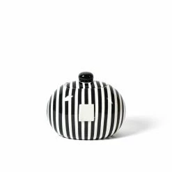 Coton Colors Black Stripe Mini Cookie Jar Happy Everything By Coton Colors