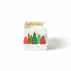 Coton Colors Happy Everything By Coton Colors White Small Dot Mini Nesting Cube Medium