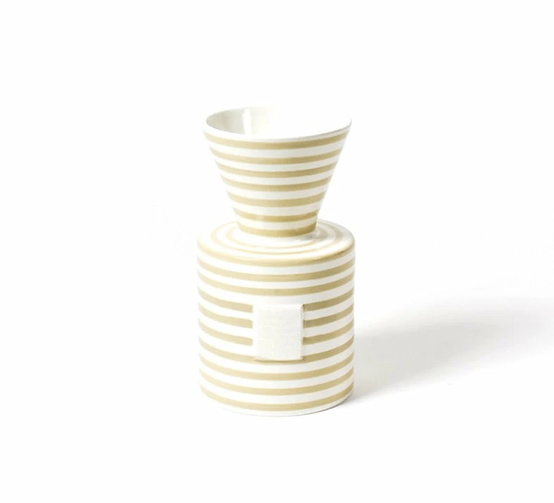 Coton Colors Happy Everything By Coton Colors Neutral Stripe Happy Everything Mini Vase